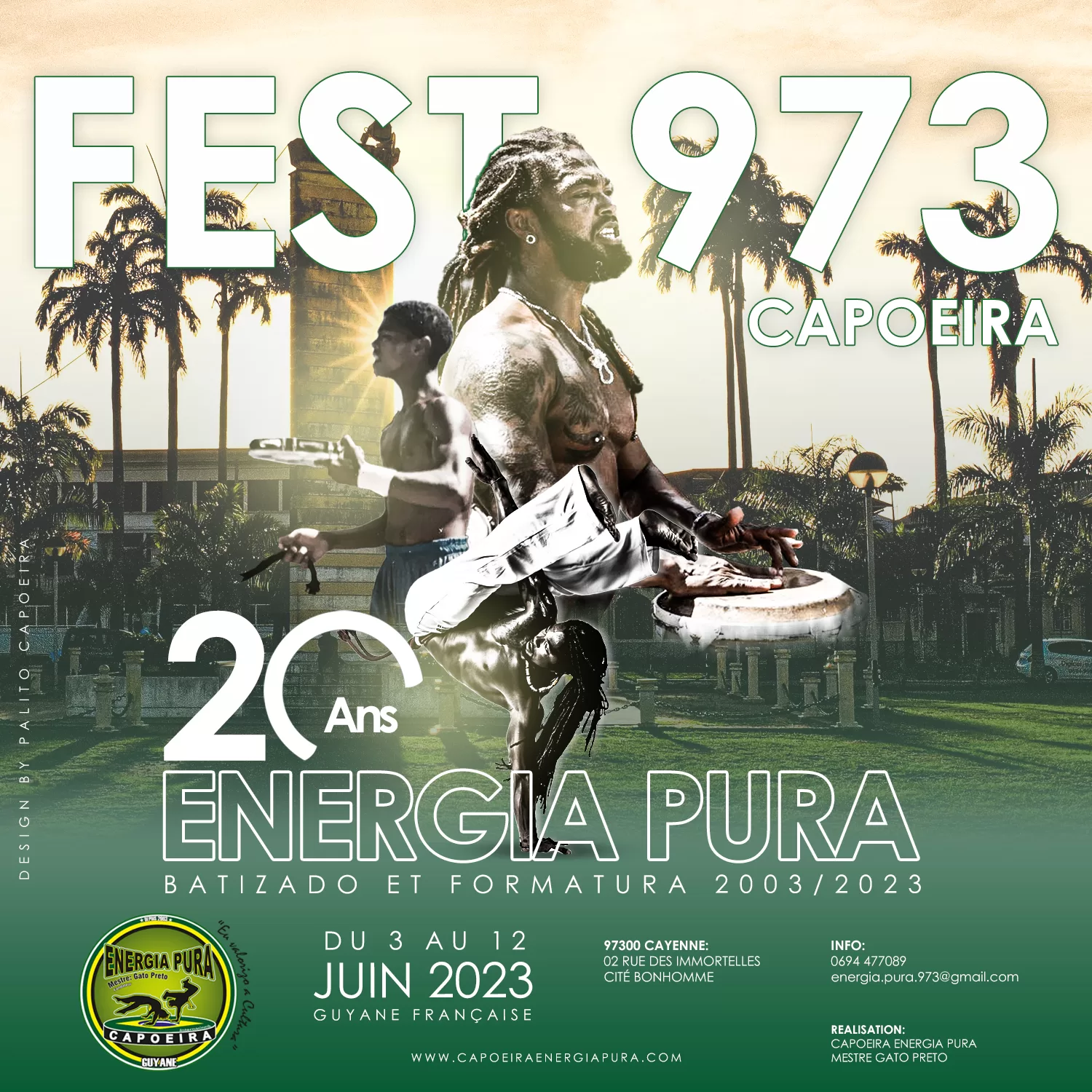 palito-capoeira-logo-marcas-design-grafico-social-midia-Mestre Gato Preto Energia Pura Guyana Francesa 2023